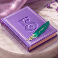 Emerald Feather Resin Bookmark – Handmade Feather Shaped Resin Bookmark | Faroha Studios
